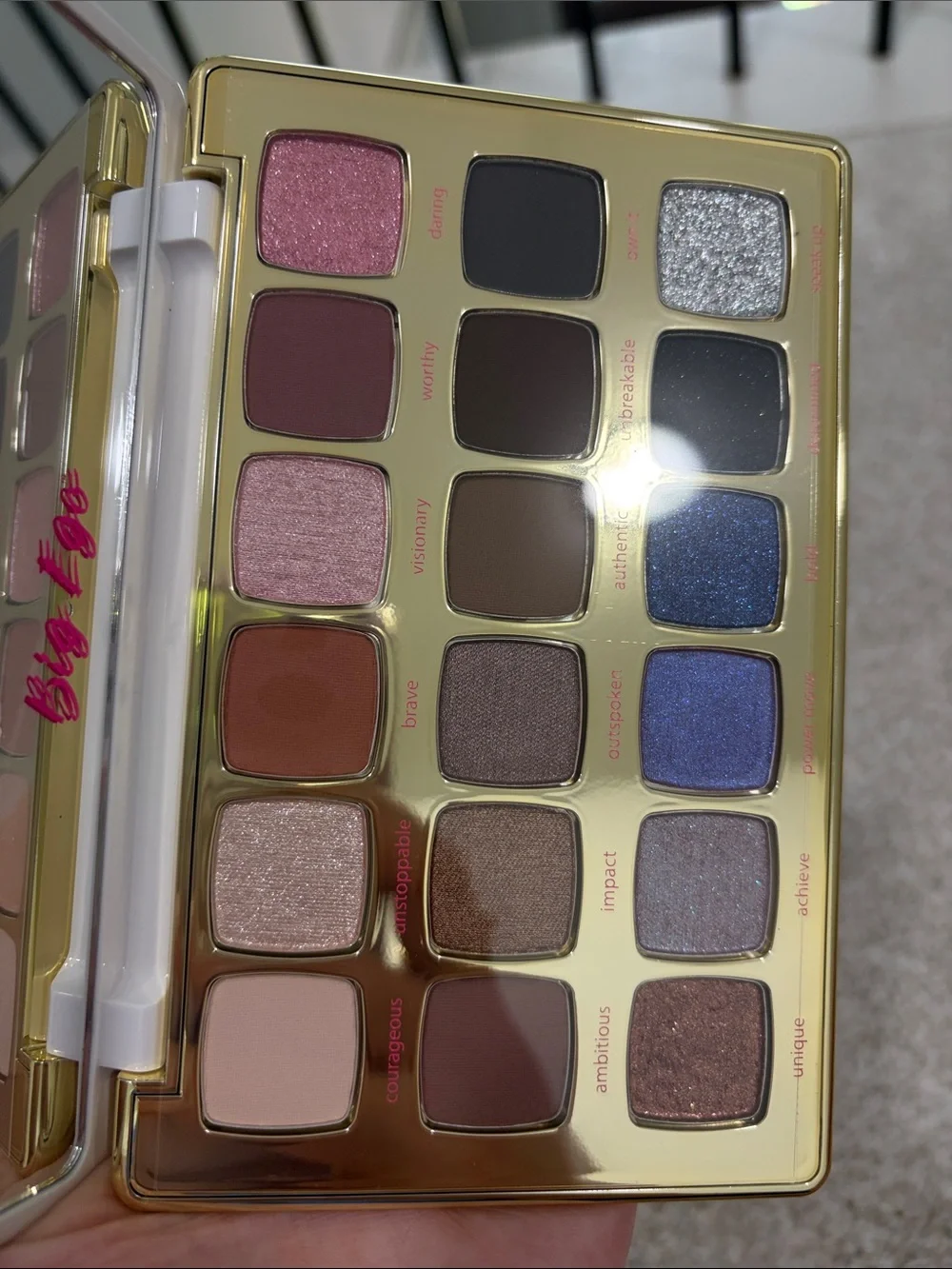 tarte Big Ego Pink Eyeshadow Palette